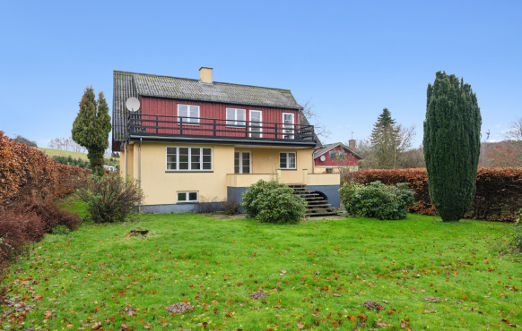 Photo of the house in Jyderup with a garden in front