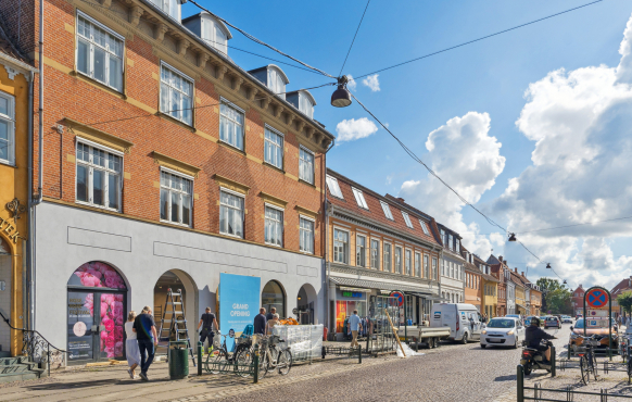 Photo of Brogade 3 and the surrounding area of the building